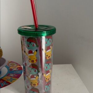 Green and Red Character Tumbler